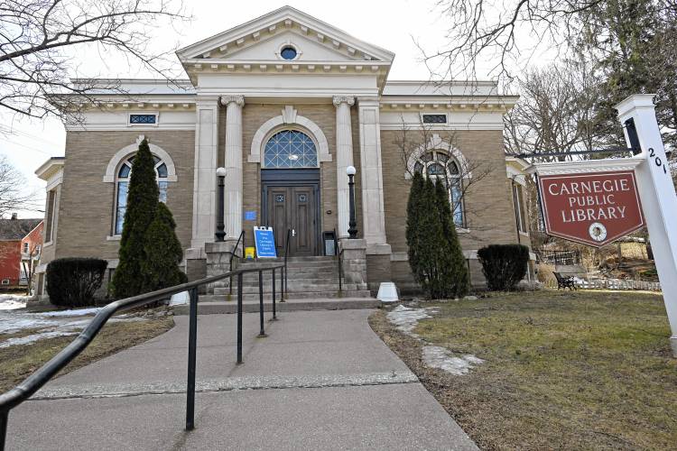 The Carnegie Public Library in Turners Falls.