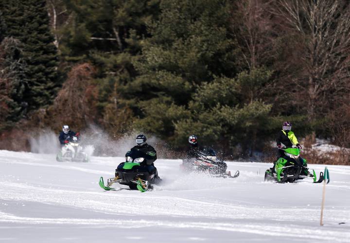 The Hilltown Snowmobile Club will hold its annual all-you-can-eat pancake breakfast fundraiser on Sunday, Feb. 16, at the Ashfield Lake House. The Hilltown Snowmobile Club will hold its annual all-you-can-eat pancake breakfast fundraiser on Sunday, Feb. 16, at the Ashfield Lake House.