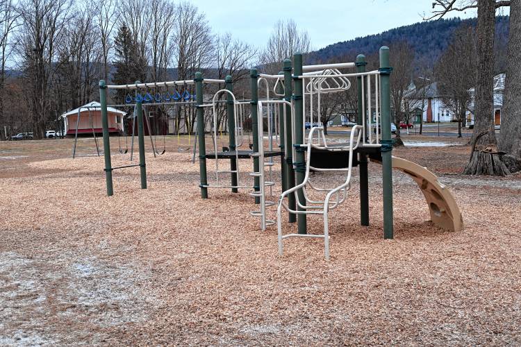 Fundraising efforts are underway to replace Buckland-Shelburne Elementary School’s three playgrounds, which are geared toward students in different grade levels.