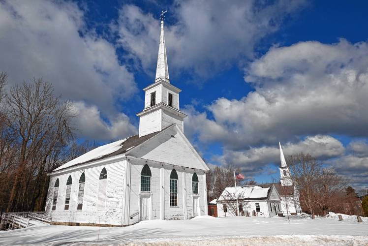 The 1794 Meetinghouse on South Main Street in New Salem.