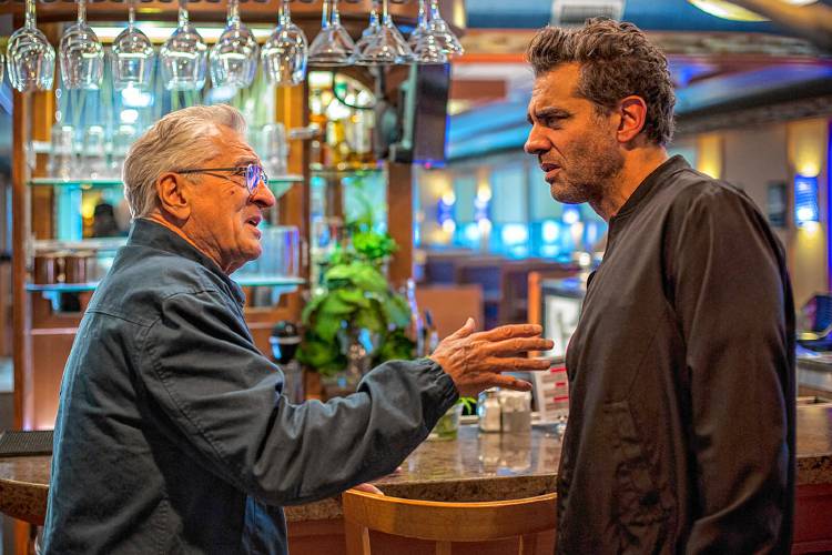 Robert DeNiro and Bobby Cannavale in a scene from “Ezra,” now playing at Amherst Cinema.