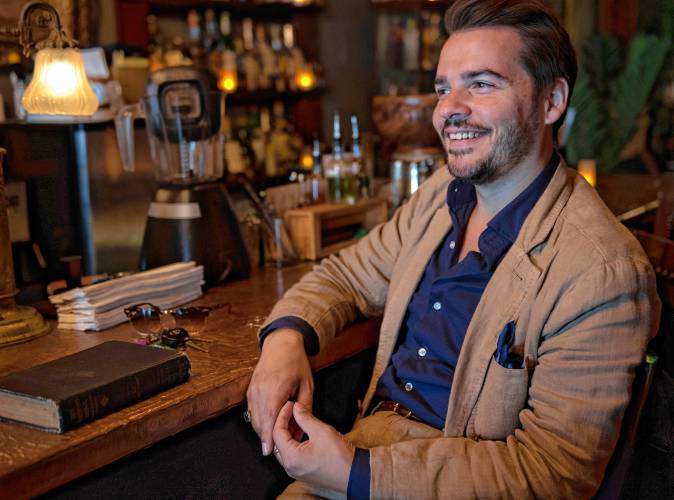 Ned King, owner of Gigantic in Easthampton, talks about a drink called the Gem.