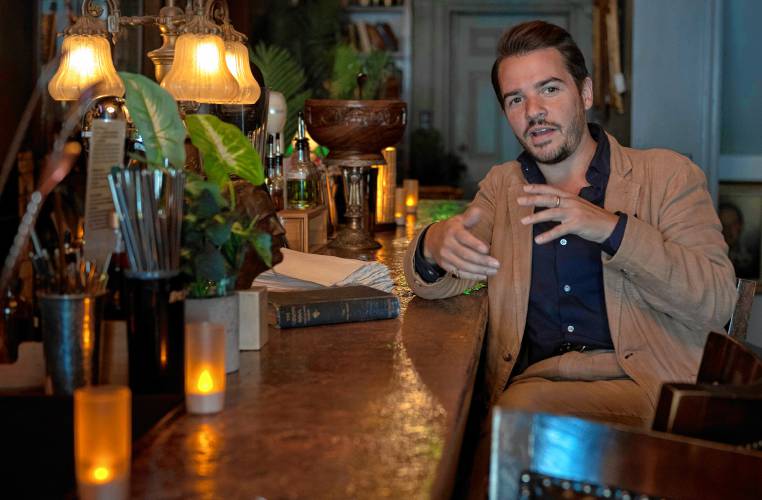 Ned King, bar manager of Gigantic in Easthampton, talks about a drink called the Gem.