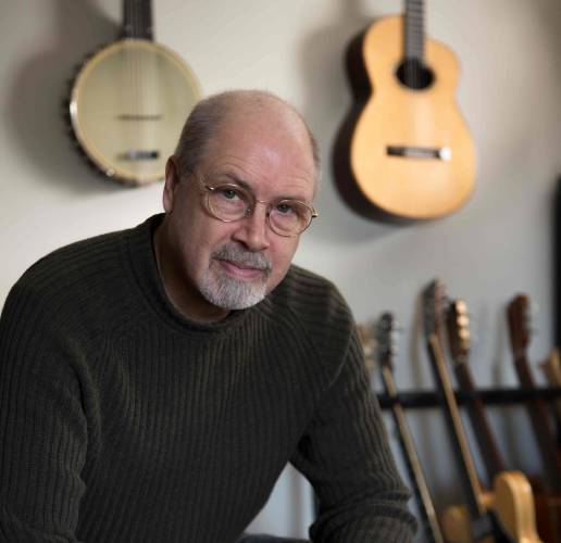 The Great Falls Discovery Center in Turners Falls will host a coffeehouse performance with Michael Nix, Gloria Matlock and the Twice as Smart children’s choir on Friday, Aug. 9, starting at 7 p.m. Nix, pictured, will have a solo performance on his Banjar, a seven-string instrument that he created by combining elements of the classic five-string banjo and the classical guitar.