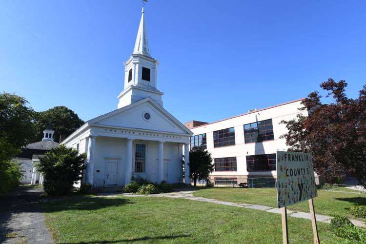 The former Zion Korean Church next to Franklin County’s YMCA on Main Street in Greenfield.