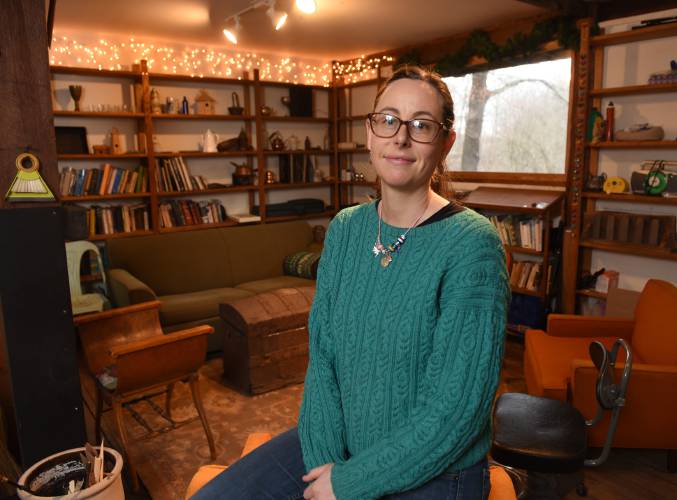 Conway artist Hannah Harvester is hosting a fundraising sale at her studio with 20% of proceeds going to the Franklin Land Trust. Conway artist Hannah Harvester is hosting a fundraising sale at her studio with 20% of proceeds going to the Franklin Land Trust.