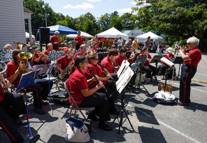 The Shelburne Falls Military Band performs for the crowd during the 2019 Shelburne Grange Fair. The 76th annual event will be held Saturday, Aug. 24.