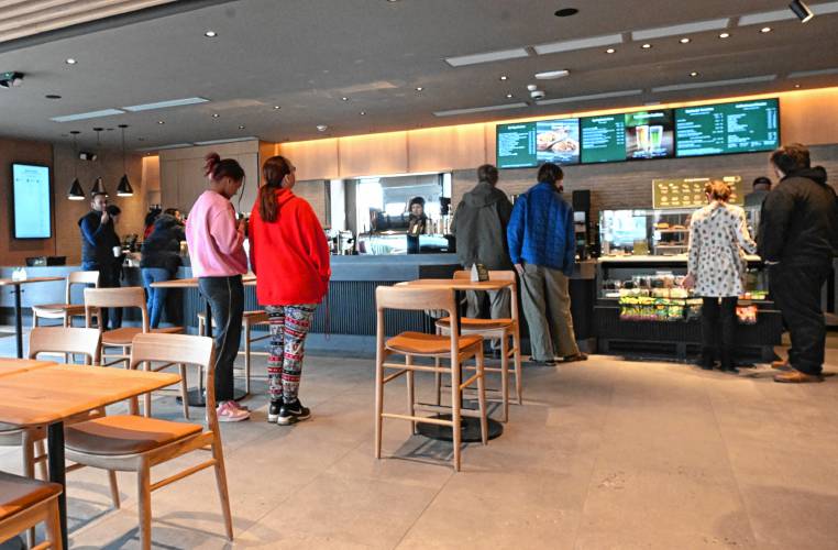 Starbucks on the Mohawk Trail in Greenfield is open.