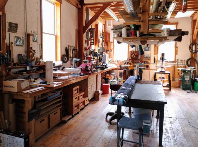 The workshop for Stefan Maier Tracker Organs in Orange.