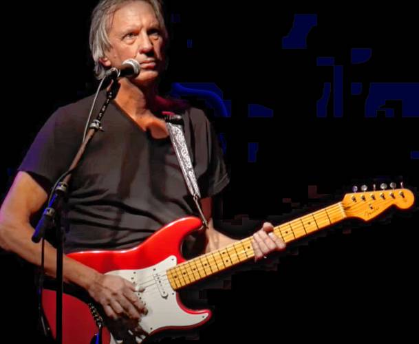 Guitarist John Sheldon is known locally for his work with the rock band Blue Streak, and his one-man show “The Red Guitar.” He performs Friday with Fusion Nomads at Hawks & Reed.