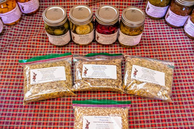 Barberic Farm supplies eggs, lamb, preserves and pies at the Greenfield Winter Farmers’ Market.
