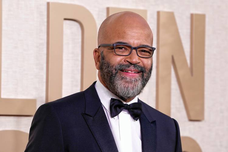 Jeffrey Wright, who stars in “American Fiction,” is seen in early January at the Golden Globes Awards in Beverly Hills, California, where he was nominated for best male actor in a movie or musical. 