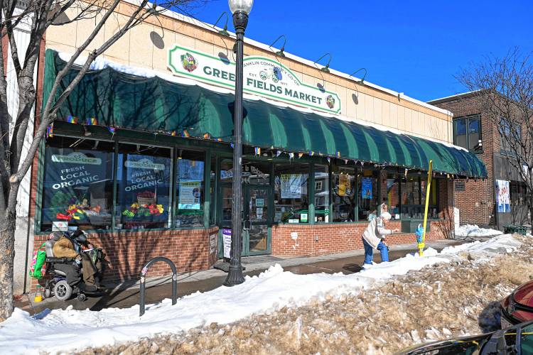 Green Fields Market on Main Street in Greenfield. Green Fields Market on Main Street in Greenfield.