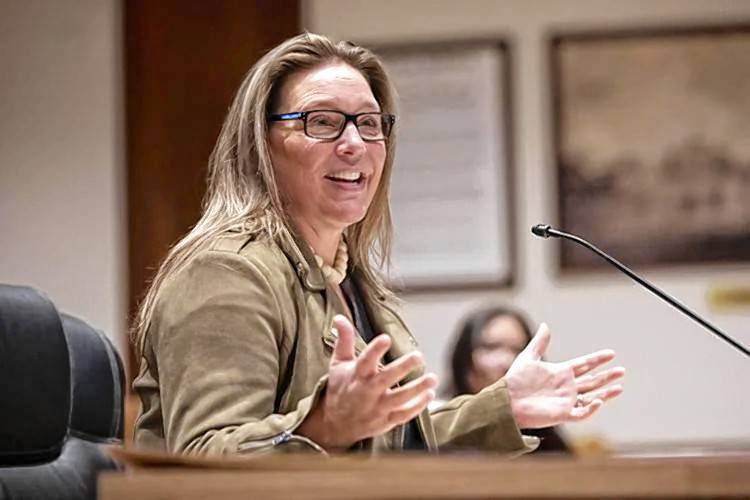 State Rep. Natalie Blais, D-Deerfield, speaks at a Revenue Committee hearing last week. State Rep. Natalie Blais, D-Deerfield, speaks at a Revenue Committee hearing last week.