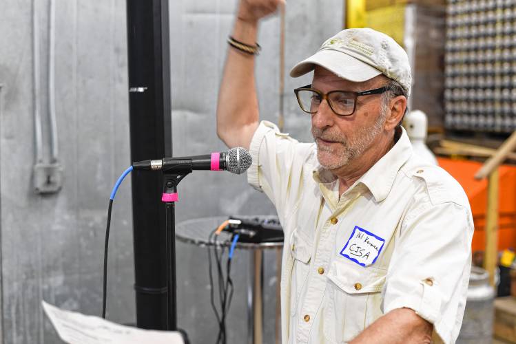 CISA Director Phil Korman talks at a Farm Resiliency Fund event at Berkshire Brewing Co. in South Deerfield last summer. CISA Director Phil Korman talks at a Farm Resiliency Fund event at Berkshire Brewing Co. in South Deerfield last summer.