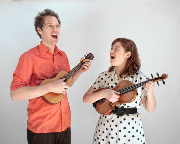 Weathervane Community Arts will present a double-bill of local and touring singer-songwriters at Unnameable Books in Turners Falls on Friday, Jan. 24, from 7 to 9 p.m. Headlining will be Ramon & Jessica, pictured. Weathervane Community Arts will present a double-bill of local and touring singer-songwriters at Unnameable Books in Turners Falls on Friday, Jan. 24, from 7 to 9 p.m. Headlining will be Ramon & Jessica, pictured.