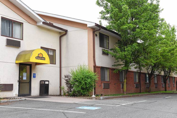 Greenfield has two emergency shelters, one of which is at the Days Inn on Colrain Road, pictured.