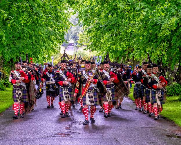 The Scottish Highlanders will arrive in Athol on Wednesday, April 9, for a series of events, which will include marching in the River Rat Promenade.