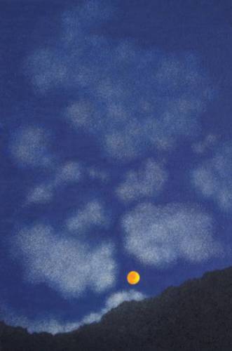 “Magic Moon” by Hawley artist Trina Sears Sternstein.