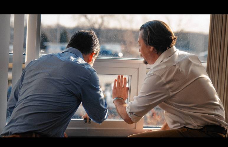 Another problem at the toxic office that employees inhabit in “Another Day in America”: the windows won’t open.
