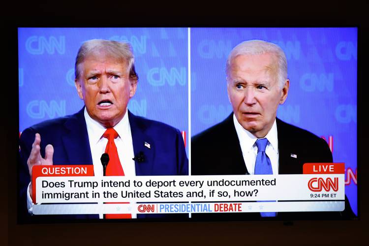 The first 2024 presidential debate between President Joe Biden and former President Donald Trump was hosted by CNN on June 27. The first 2024 presidential debate between President Joe Biden and former President Donald Trump was hosted by CNN on June 27.