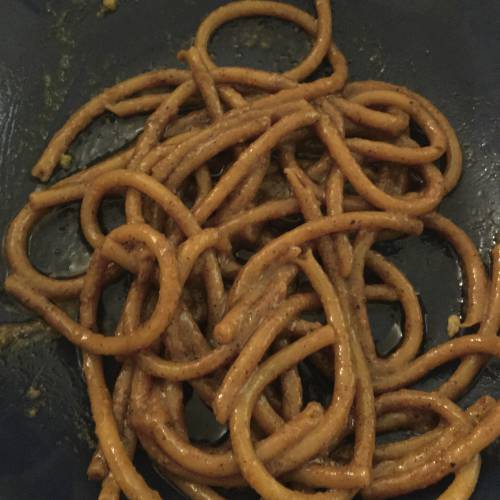 Butter Miso Spaghetti.