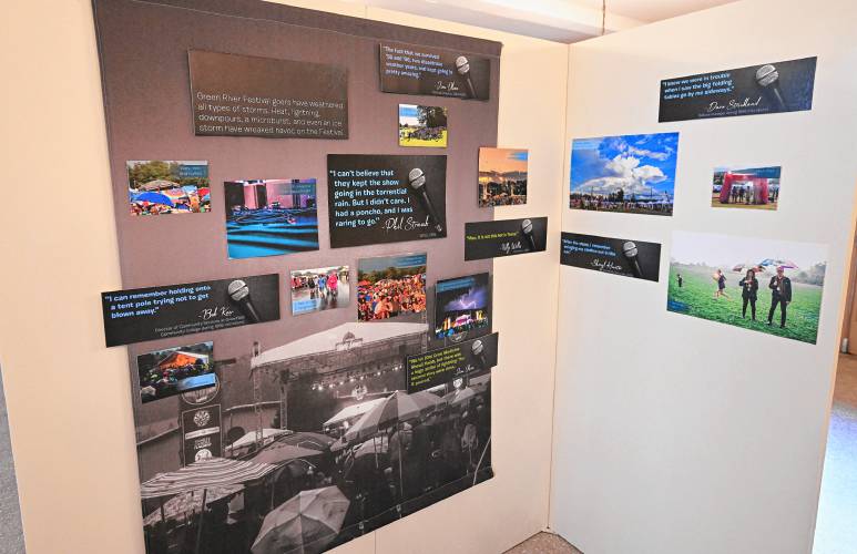 Pocumtuck Valley Memorial Association and Signature Sounds are presenting a history of Green River Festival, the region’s largest and most popular musical event. The exhibit is on display through June 16. An opening celebration on Saturday, May 11, from noon to 2 p.m. will include music, food trucks, beer and door prizes.