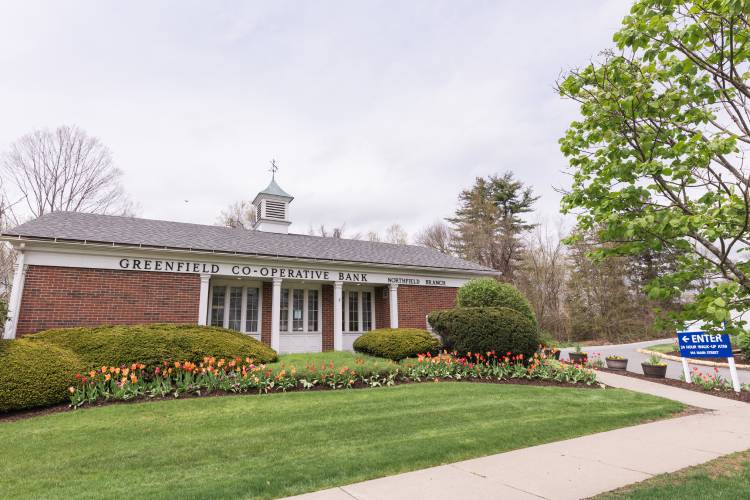 Greenfield Cooperative Bank's Northfield branch at 144 Main St. Greenfield Cooperative Bank's Northfield branch at 144 Main St.