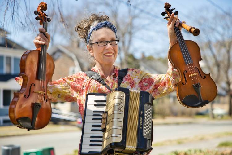Eveline MacDougall founded the Fiery Hope Chorus (formerly Amandla Chorus) in 1988, and she continues to serve as a director of the 35-member group. At Saturday’s show, Fiery Hope will sing folk and traditional songs in Swedish, Spanish, Swahili, Japanese, English, and Zulu, as well as perform originals by MacDougall and other contemporary composers.