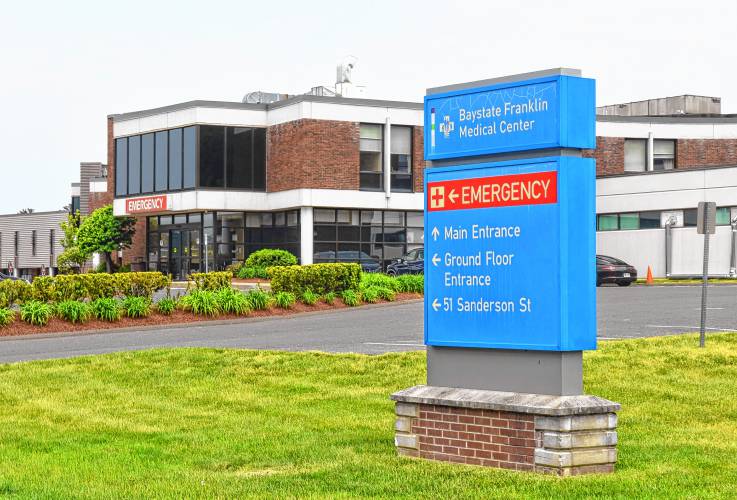 Baystate Franklin Medical Center in Greenfield. Baystate Franklin Medical Center in Greenfield.