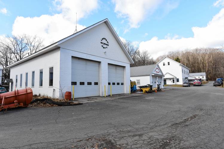 From left, Leyden’s Highway Department, Fire Station and Town Hall. To celebrate an eightfold increase in firefighters and the addition of three vehicles, the Leyden Fire Department is hosting an open house on Saturday, Aug. 3, from noon to 3 p.m. From left, Leyden’s Highway Department, Fire Station and Town Hall. To celebrate an eightfold increase in firefighters and the addition of three vehicles, the Leyden Fire Department is hosting an open house on Saturday, Aug. 3, from noon to 3 p.m.