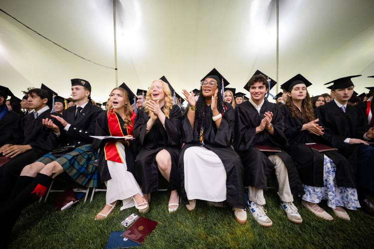 Northfield Mount Hermon School bid farewell to 190 graduates in the Class of 2025 on Sunday.