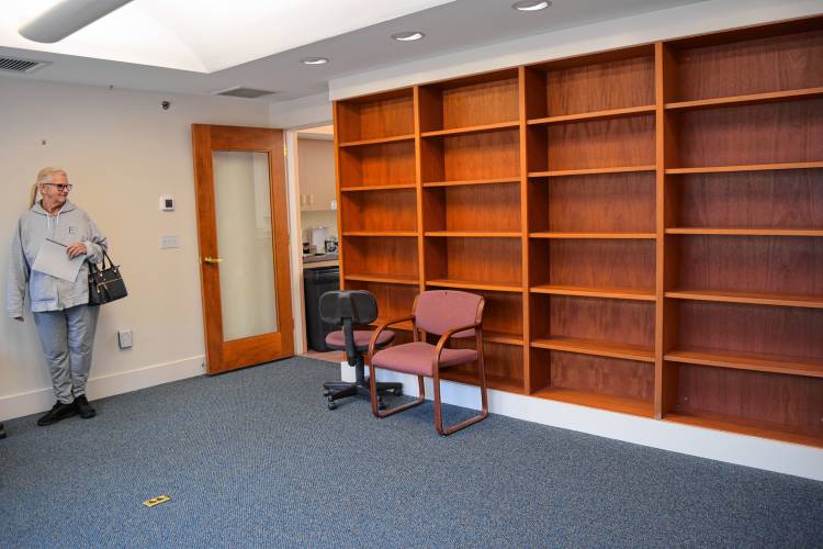 A potential library for the senior center at 23 Plumtree Road. 