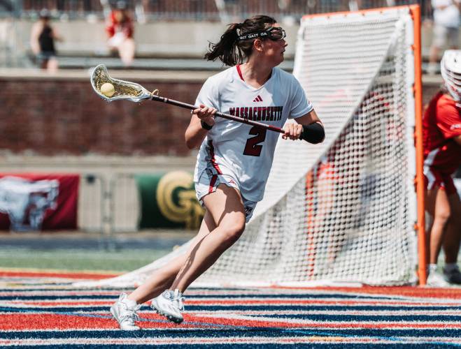 Ava Connaughton and the UMass women’s lacrosse team fell to Princeton 19-10 in the opening round of the NCAA Division 1 Tournament on Friday in Baltimore, Maryland. Ava Connaughton and the UMass women’s lacrosse team fell to Princeton 19-10 in the opening round of the NCAA Division 1 Tournament on Friday in Baltimore, Maryland.