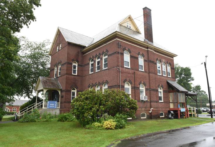 With a request for $3.8 million in Community Preservation Act  funding on the table, Deerfield town officials made their pitch for the renovation of the 1888 Building, pictured on North Main Street, to the Community Preservation Committee on Wednesday.