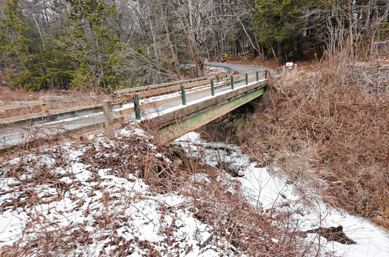 The bridge over Bear River on Beldingville Road in Ashfield.