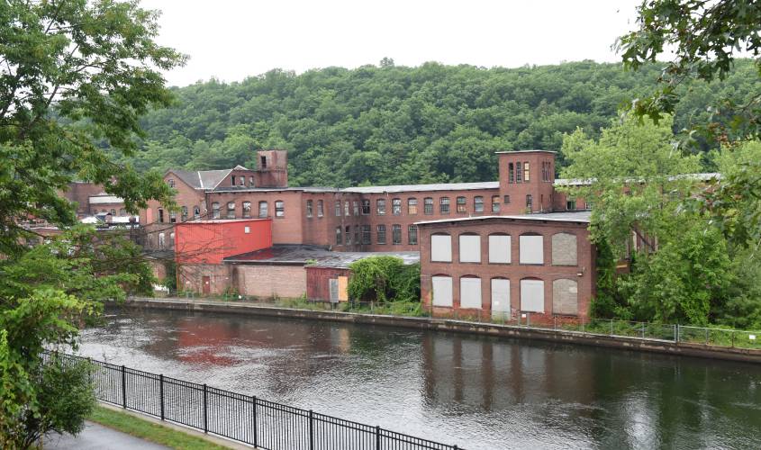 The former Strathmore mill complex in Turners Falls. The former Strathmore mill complex in Turners Falls.