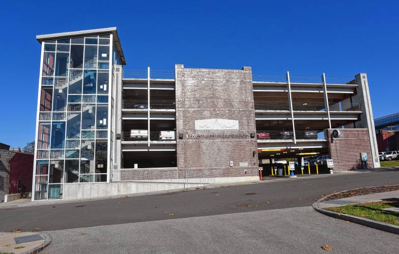 The Olive Street Parking Garage in Greenfield.