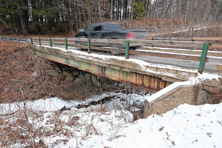 The bridge over Bear River on Beldingville Road in Ashfield.
