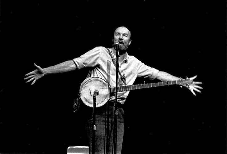 Pete Seeger, known for songs like “If I Had a Hammer” and “Where Have All the Flowers Gone,” had a long career during which he fought for various social causes.