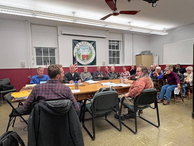 Planning Board members deliberate on Thursday over a series of proposed housing ordinance amendments that intend to facilitate more dense housing development in Greenfield. Planning Board members deliberate on Thursday over a series of proposed housing ordinance amendments that intend to facilitate more dense housing development in Greenfield.
