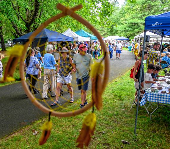 Pocumtuck Homelands Festival celebrates Native American art, music and cultures at Unity Park in Turners Falls on Saturday.