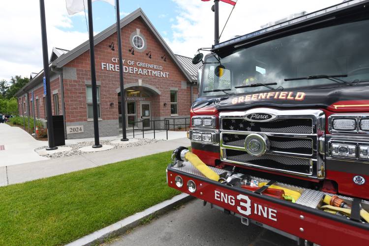 The Greenfield Fire Department will hold a ceremony marking 23 years since the Sept. 11, 2001 attacks on the World Trade Center at 9 a.m. Wednesday morning at the Fire Station, pictured. The Greenfield Fire Department will hold a ceremony marking 23 years since the Sept. 11, 2001 attacks on the World Trade Center at 9 a.m. Wednesday morning at the Fire Station, pictured.