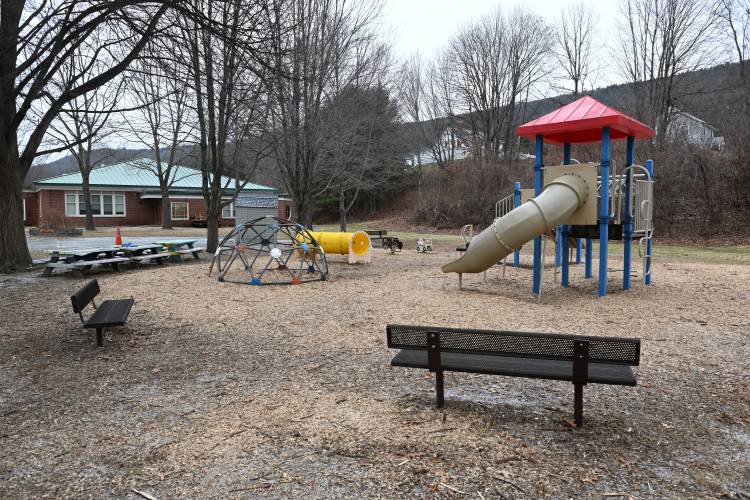 Fundraising efforts are underway to replace Buckland-Shelburne Elementary School’s three playgrounds, which are geared toward students in different grade levels. Shelburne’s Community Preservation Committee voted unanimously last week to support fully funding the Parent-Teacher Organization’s request for $100,000 to replace one of the three playgrounds.