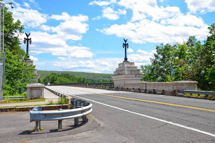 The French King Bridge between Gill and Erving. The French King Bridge between Gill and Erving.