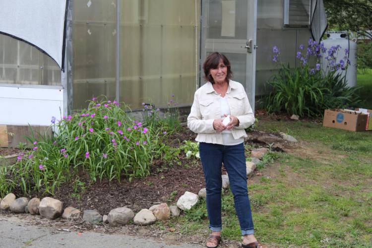 Jean Bruffee, a retired Hawlemont Regional School teacher and the first HAY program teacher, gave brief remarks honoring Erwin Reynolds, a Charlemont resident who was instrumental in starting the HAY program before his death in 2017, and Eric Dean, who has given more than 1,000 hours of volunteer time to the program.