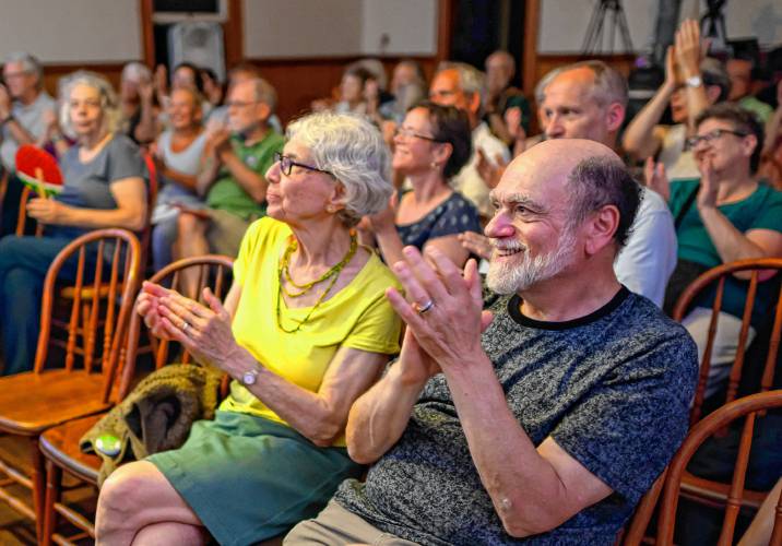 Music fans at a Watermelon Wednesdays concert at the West Whately Chapel earlier this month.