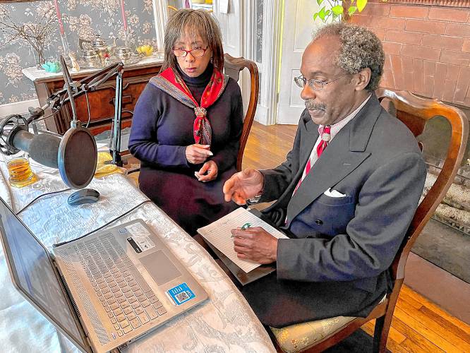 Greenfield residents Joan Marie Jackson and Mitchell Speight testifying online last year in support of a bill that would provide homeowners with any equity remaining beyond their tax debt owed in the event of a tax lien foreclosure.