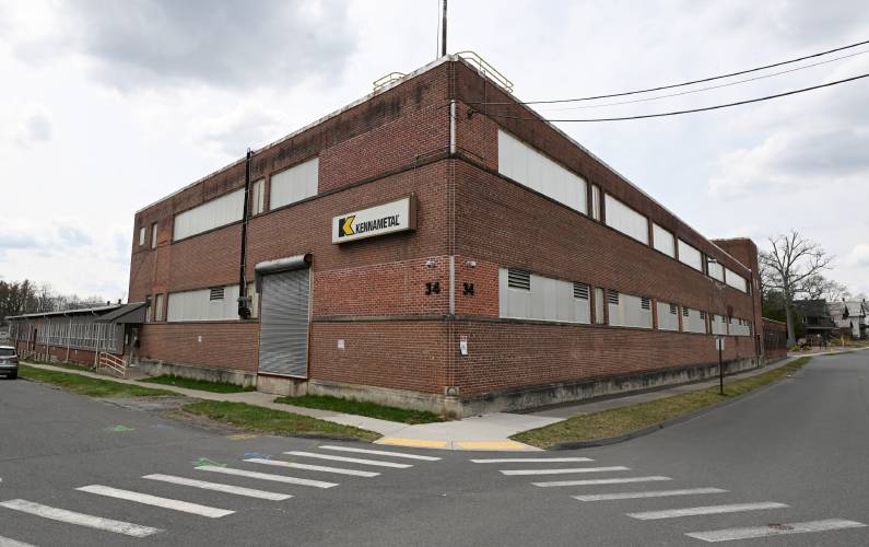 Kennametal at the corner of North and Sanderson streets in Greenfield.