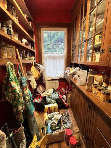 Greenfield resident Chrissy Schoellkopf received help from Elizabeth Pastorfield-Li of Wild Geese Decluttering to organize her pantry. This photo depicts the pantry before the decluttering process began.